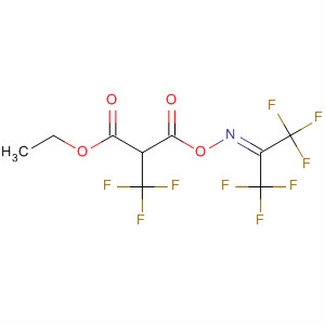 62935-48-2  Propanoic acid,3,3,3-trifluoro-2-[[[[2,2,2-trifluoro-1-(trifluoromethyl)ethylidene]amino]oxy]carbonyl]-, ethyl ester