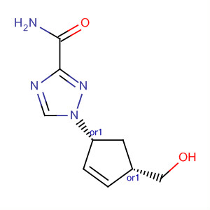 629597-90-6  1H-1,2,4-Triazole-3-carboxamide,1-[(1R,4S)-4-(hydroxymethyl)-2-cyclopenten-1-yl]-, rel-