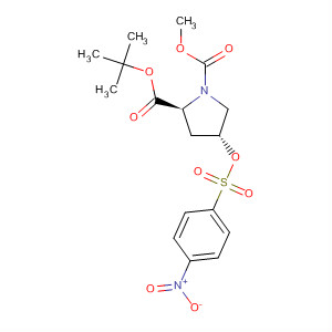 629616-63-3  1,2-Pyrrolidinedicarboxylic acid, 4-[[(4-nitrophenyl)sulfonyl]oxy]-,1-(1,1-dimethylethyl) 2-methyl ester, (2S,4R)-