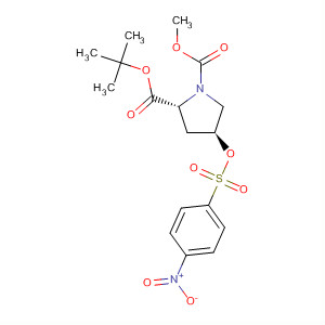 629616-71-3  1,2-Pyrrolidinedicarboxylic acid, 4-[[(4-nitrophenyl)sulfonyl]oxy]-,1-(1,1-dimethylethyl) 2-methyl ester, (2R,4S)-