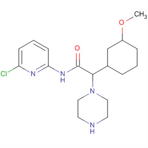 629616-92-8  1-Piperazineacetamide,N-(6-chloro-2-pyridinyl)-4-(2-methoxycyclohexyl)-