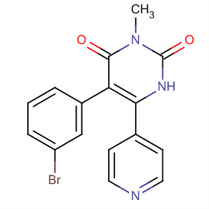 629623-71-8  2,4(1H,3H)-Pyrimidinedione,5-(3-bromophenyl)-3-methyl-6-(4-pyridinyl)-