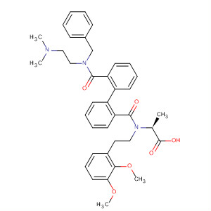 629630-04-2  b-Alanine,N-[2-(2,3-dimethoxyphenyl)ethyl]-N-[[2'-[[[2-(dimethylamino)ethyl](phenylmethyl)amino]carbonyl][1,1'-biphenyl]-2-yl]carbonyl]-