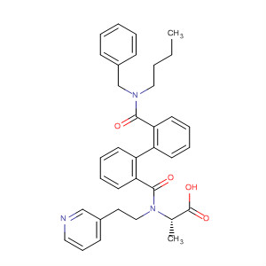 629630-41-7  b-Alanine,N-[[2'-[[butyl(phenylmethyl)amino]carbonyl][1,1'-biphenyl]-2-yl]carbonyl]-N-[2-(3-pyridinyl)ethyl]-