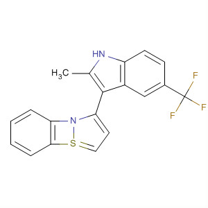 629644-38-8  1,2-Benzisothiazole, 3-[2-methyl-5-(trifluoromethyl)-1H-indol-3-yl]-