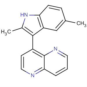 629644-60-6  1,5-Naphthyridine, 4-(2,5-dimethyl-1H-indol-3-yl)- 629644-60-6  1,5-Naphthyridine, 4-(2,5-dimethyl-1H-indol-3-yl)-
