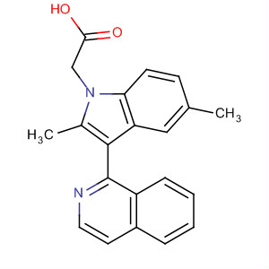 629645-42-7  1H-Indole-1-acetic acid, 3-(1-isoquinolinyl)-2,5-dimethyl-