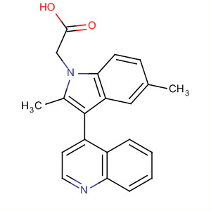629645-44-9  1H-Indole-1-acetic acid, 2,5-dimethyl-3-(4-quinolinyl)-