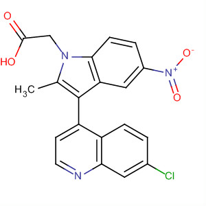629645-51-8  1H-Indole-1-acetic acid, 3-(7-chloro-4-quinolinyl)-2-methyl-5-nitro-