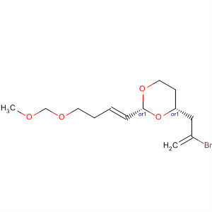 629655-94-3  1,3-Dioxane,4-(2-bromo-2-propenyl)-2-[(1E)-4-(methoxymethoxy)-1-butenyl]-,(2R,4R)-rel-