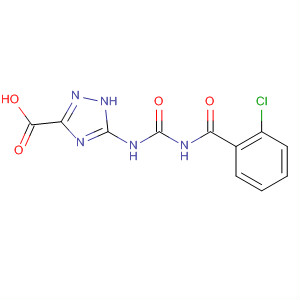 629656-85-5  1H-1,2,4-Triazole-3-carboxylic acid,5-[[[(2-chlorobenzoyl)amino]carbonyl]amino]-
