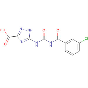 629656-88-8  1H-1,2,4-Triazole-3-carboxylic acid,5-[[[(3-chlorobenzoyl)amino]carbonyl]amino]-