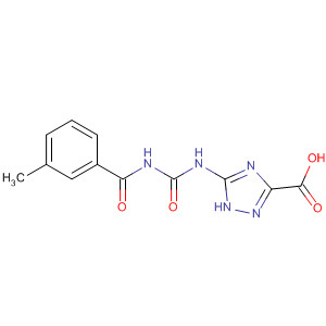 629656-96-8  1H-1,2,4-Triazole-3-carboxylic acid,5-[[[(3-methylbenzoyl)amino]carbonyl]amino]-
