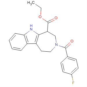 629663-97-4  Azepino[4,5-b]indole-5-carboxylic acid,3-(4-fluorobenzoyl)-1,2,3,4,5,6-hexahydro-, ethyl ester
