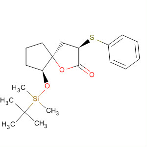 629665-88-9  1-Oxaspiro[4.4]nonan-2-one,6-[[(1,1-dimethylethyl)dimethylsilyl]oxy]-3-(phenylthio)-, (3R,5S,6S)-