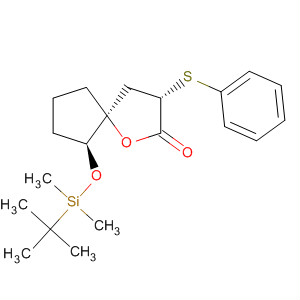 629665-90-3  1-Oxaspiro[4.4]nonan-2-one,6-[[(1,1-dimethylethyl)dimethylsilyl]oxy]-3-(phenylthio)-, (3S,5S,6S)-