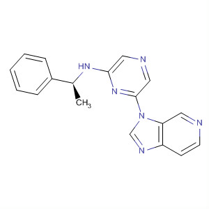 629669-81-4  Pyrazinamine, 6-(3H-imidazo[4,5-c]pyridin-3-yl)-N-[(1S)-1-phenylethyl]-
