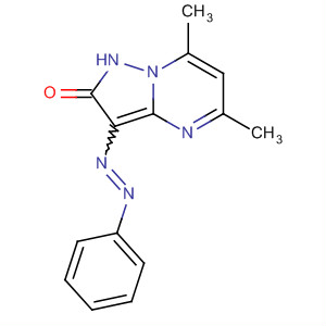 62983-98-6  Pyrazolo[1,5-a]pyrimidin-2(1H)-one, 5,7-dimethyl-3-(phenylazo)-