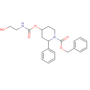 629956-05-4  1-Piperidinecarboxylic acid,4-[[[(2-hydroxyethyl)amino]carbonyl]oxy]-2-phenyl-, phenylmethyl ester