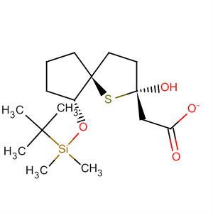 630059-46-0  1-Thiaspiro[4.4]nonan-2-ol, 6-[[(1,1-dimethylethyl)dimethylsilyl]oxy]-,acetate, (2S,5S,6R)-