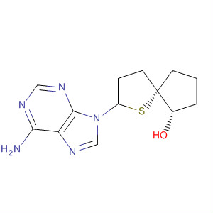 630060-69-4  1-Thiaspiro[4.4]nonan-6-ol, 2-(6-amino-9H-purin-9-yl)-, (5S,6S)-