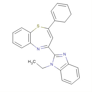 630102-71-5  1,5-Benzothiazepine,4-(1-ethyl-1H-benzimidazol-2-yl)-2,3-dihydro-2-phenyl- 630102-71-5  1,5-Benzothiazepine,4-(1-ethyl-1H-benzimidazol-2-yl)-2,3-dihydro-2-phenyl-