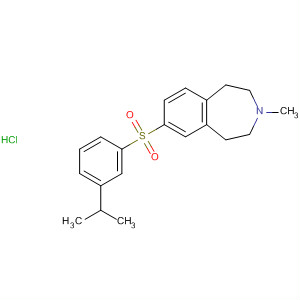 630104-96-0  1H-3-Benzazepine,2,3,4,5-tetrahydro-3-methyl-7-[[3-(1-methylethyl)phenyl]sulfonyl]-,hydrochloride