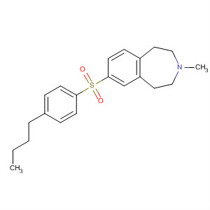 630105-31-6  1H-3-Benzazepine,7-[(4-butylphenyl)sulfonyl]-2,3,4,5-tetrahydro-3-methyl-