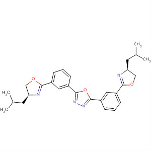 630106-29-5  1,3,4-Oxadiazole,2,5-bis[3-[(4S)-4,5-dihydro-4-(2-methylpropyl)-2-oxazolyl]phenyl]-