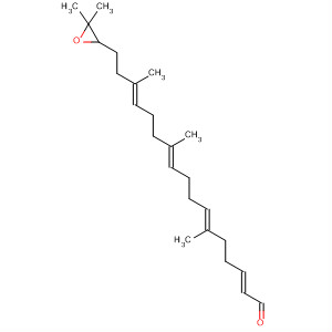 630113-09-6  2,6,10,14-Heptadecatetraenal,17-(3,3-dimethyloxiranyl)-6,11,15-trimethyl-, (2E,6E,10E,14E)-