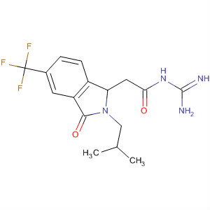 630113-84-7  1H-Isoindole-1-acetamide,N-(aminoiminomethyl)-2,3-dihydro-2-(2-methylpropyl)-3-oxo-5-(trifluoromethyl)-