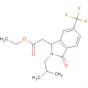 630113-87-0  1H-Isoindole-1-acetic acid,2,3-dihydro-2-(2-methylpropyl)-3-oxo-6-(trifluoromethyl)-, ethyl ester