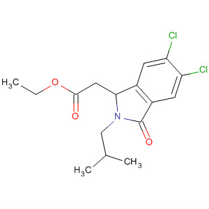 630114-02-2  1H-Isoindole-1-acetic acid,5,6-dichloro-2,3-dihydro-2-(2-methylpropyl)-3-oxo-, ethyl ester