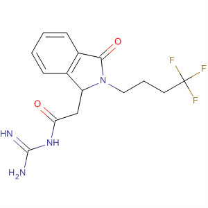 630114-45-3  1H-Isoindole-1-acetamide,N-(aminoiminomethyl)-2,3-dihydro-3-oxo-2-(4,4,4-trifluorobutyl)-