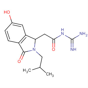 630114-54-4  1H-Isoindole-1-acetamide,N-(aminoiminomethyl)-2,3-dihydro-6-hydroxy-2-(2-methylpropyl)-3-oxo-