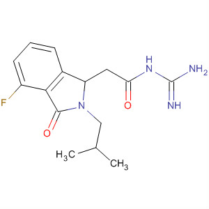 630114-57-7  1H-Isoindole-1-acetamide,N-(aminoiminomethyl)-4-fluoro-2,3-dihydro-2-(2-methylpropyl)-3-oxo-