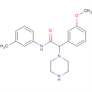 630116-01-7  1-Piperazineacetamide, 4-(2-methoxyphenyl)-N-(3-methylphenyl)-