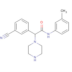 630116-03-9  1-Piperazineacetamide, 4-(2-cyanophenyl)-N-(3-methylphenyl)-
