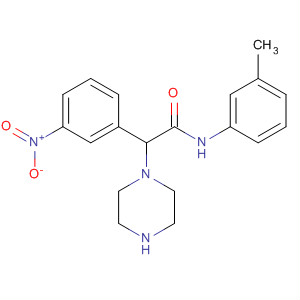 630116-10-8  1-Piperazineacetamide, N-(3-methylphenyl)-4-(2-nitrophenyl)-