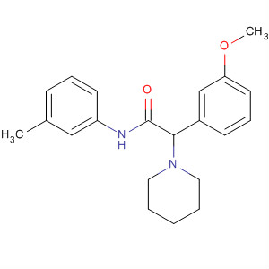 630116-48-2  1-Piperidineacetamide, 4-(2-methoxyphenyl)-N-(3-methylphenyl)-