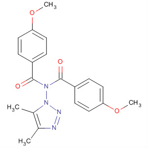 63012-70-4  Benzamide,N-(4,5-dimethyl-1H-1,2,3-triazol-1-yl)-4-methoxy-N-(4-methoxybenzoyl)-