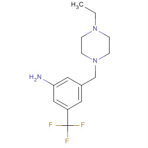 630125-93-8  Benzenamine, 3-[(4-ethyl-1-piperazinyl)methyl]-5-(trifluoromethyl)-