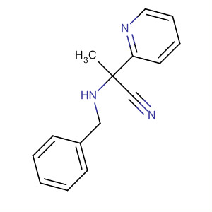 630133-00-5  2-Pyridineacetonitrile, a-methyl-a-[(phenylmethyl)amino]-