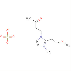 630393-18-9  1H-Imidazolium, 1-methyl-3-(3-oxobutyl)-, 2-methoxyethyl sulfate