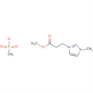 630393-24-7  1H-Imidazolium, 1-(3-methoxy-3-oxopropyl)-3-methyl-,methanesulfonate