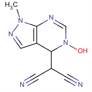 62564-82-3  Propanedinitrile,(4,5-dihydro-5-hydroxy-1-methyl-1H-pyrazolo[3,4-d]pyrimidin-4-yl)-