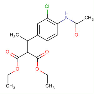 62567-86-6  Propanedioic acid, [4-(acetylamino)-3-chlorophenyl]ethyl-, diethyl ester