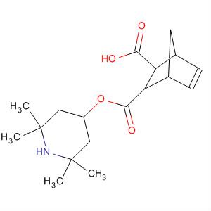 62572-69-4  Bicyclo[2.2.1]hept-5-ene-2,3-dicarboxylic acid,mono(2,2,6,6-tetramethyl-4-piperidinyl) ester