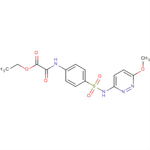 62578-75-0  Acetic acid,[[4-[[(6-methoxy-3-pyridazinyl)amino]sulfonyl]phenyl]amino]oxo-, ethylester