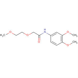 62593-58-2  Acetamide, N-(3,4-dimethoxyphenyl)-2-(2-methoxyethoxy)-